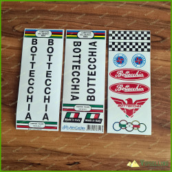 Restoration Decals Kit for Early Bottecchia Campagnolo Vintage Stickers Set Restoration Decals Kit for Early Bottecchia Campagnolo Vintage Stickers Set